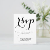 RSVP POSTKARTE (Stehend Vorderseite)