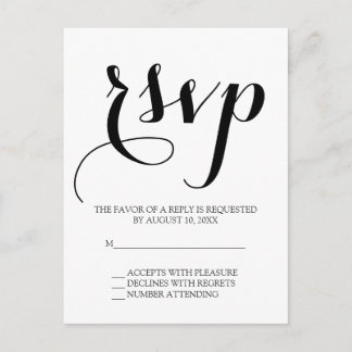 RSVP POSTKARTE