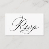 RSVP QR-Code-Antwortkarte für Hochzeiten Begleitkarte (Vorderseite)