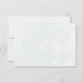 RSVP QR Code Eucalyptus Greenery Wedding (Rückseite)