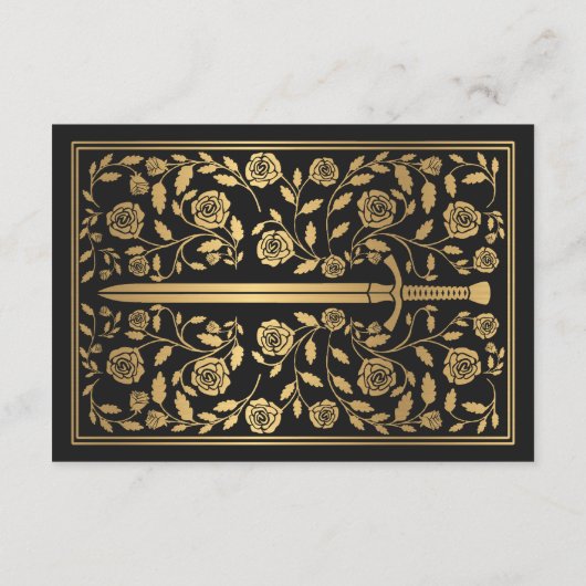 RSVP QR-Code für Schwarzes Mittelalter Begleitkarte (Rückseite)