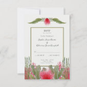 RSVP Response Card für Hochzeitsszenarien Einladung (Vorderseite)