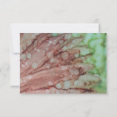 RSVP Response Card Hochzeitsstipp & Lavendel Karte (Rückseite)