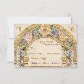 RSVP Response Card im Blumenstil (Vorderseite)