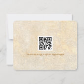 RSVP Response Card im Blumenstil Karte (Rückseite)