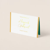 RSVP Response Foil Card für Hochzeiten Folienkarte (Vorderseite)
