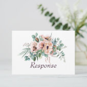 RSVP/Response RSVP Karte (Stehend Vorderseite)