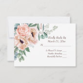 RSVP/Response RSVP Karte (Rückseite)