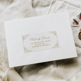 RSVP-Rücksendeadresse Adressaufkleber