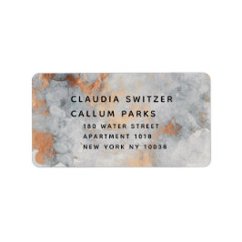 RSVP-Rücksendesiegel für Kupferschmiede Adressaufkleber