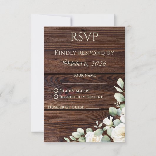 RSVP Rustikal  (Vorderseite)