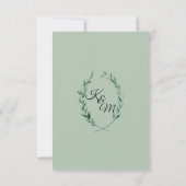 RSVP Sage Green Laurel Wreath Olive Leaf Zweigstel (Rückseite)