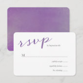 RSVP / Violet, Liebe Karte (Vorne/Hinten)