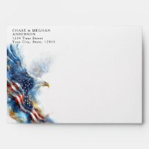 RSVP Weißkopfseeadler Patriotisch USA Semiquincent