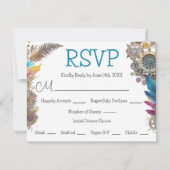 RSVP zu Steampunk-Themen Einladung (Rückseite)