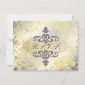 RSVPs alter Rose erfordern 12x18 Hochzeitseinladun RSVP Karte (Vorderseite)