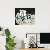 RT 66 Poster (Heimbüro)