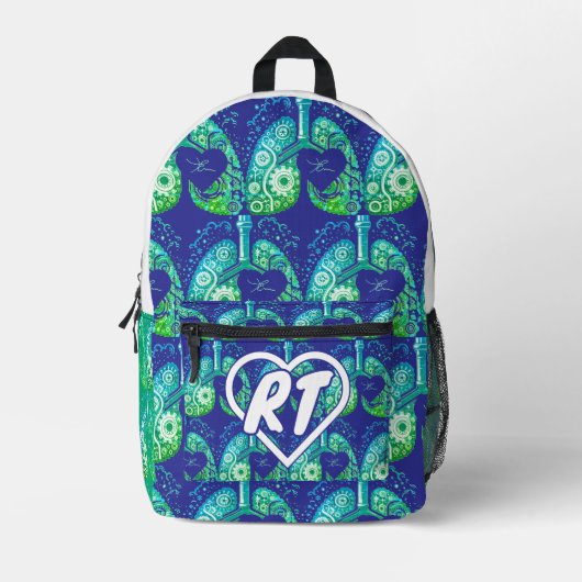 RT at heart Bedruckter Rucksack (Vorderseite)