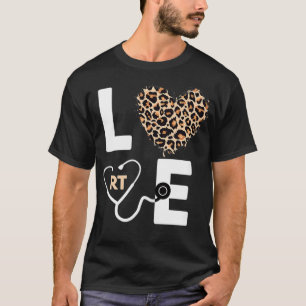 RT Atemtherapeut Pflege Cheetah Leopard H T-Shirt