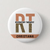 RT-Geschenk für den Atemtherapeuten Button (Vorderseite)