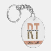 RT-Geschenk für den Atemtherapeuten Schlüsselanhänger (Vorderseite links)