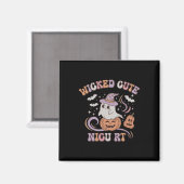 Rt Halloween Ghost Spooky Atemtherapeut Pe Magnet (Vorderseite/Rückseite)