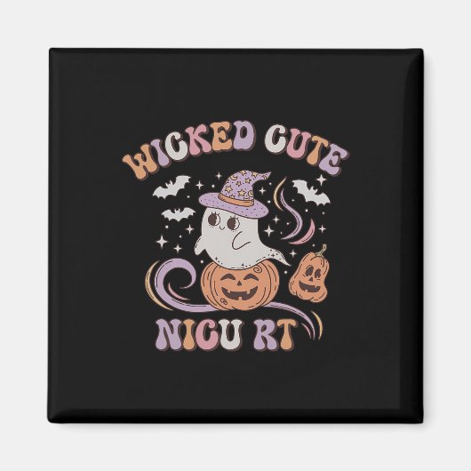 Rt Halloween Ghost Spooky Atemtherapeut Pe Magnet (Vorne)