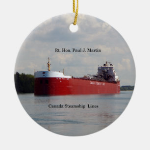 Rt. Hon Paul J. Martin-Ornament Keramikornament
