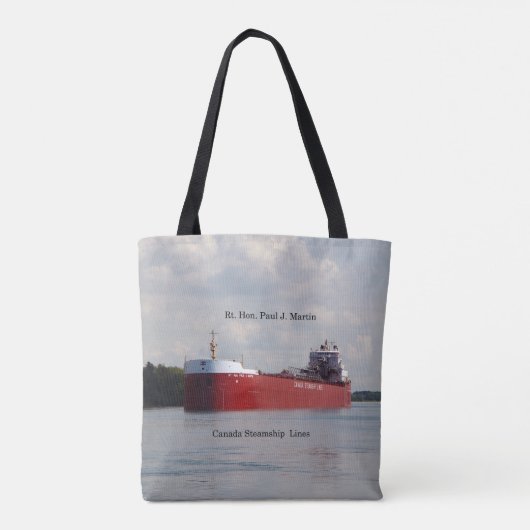 Rt. Hon Paul J. Martin über Tasche (Rückseite)