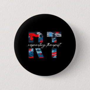Rt Patriotic 4. Juli USA Flag Unabhängigkeitstag Button