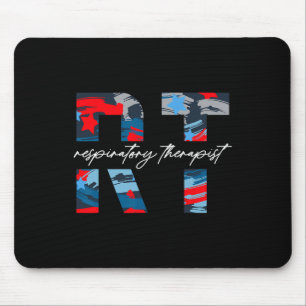 Rt Patriotic 4. Juli USA Flag Unabhängigkeitstag Mousepad