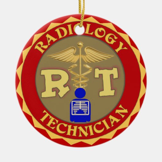 RT RADIOLOGY TECHNICIAN CHRISTMAS ORNAMENT X-RAY (Vorne)