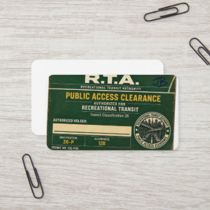 RTA-Öffentlichkeitszugangsberechtigung 26P Visitenkarte