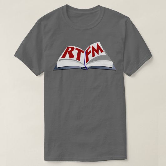 RTFM-Handbuch T-Shirt (Design vorne)