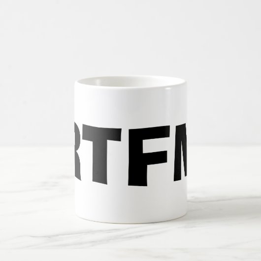 RTFM KAFFEETASSE (Mittel)