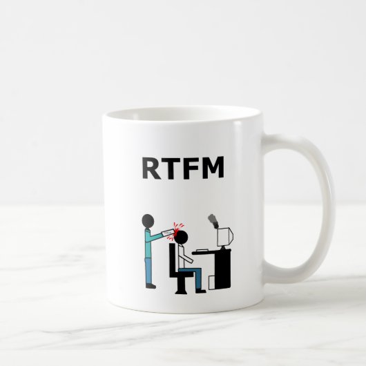 RTFM KAFFEETASSE (Rechts)