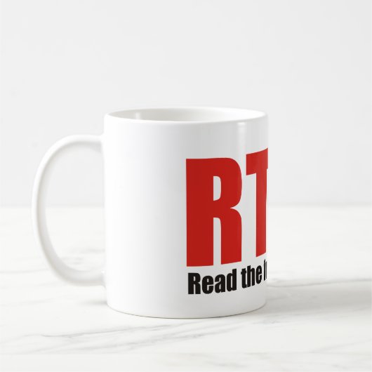 RTFM KAFFEETASSE (Links)