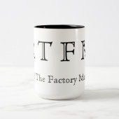 RTFM - Lesen Sie das Fabrik-Handbuch Zweifarbige Tasse (Mittel)