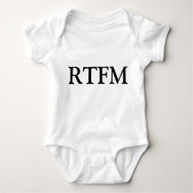 RTFM Lesen Sie das ****** Handbuch Funny Newborn T