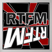 RTFM lesen Sie das neue Menü Poster (Vorne)