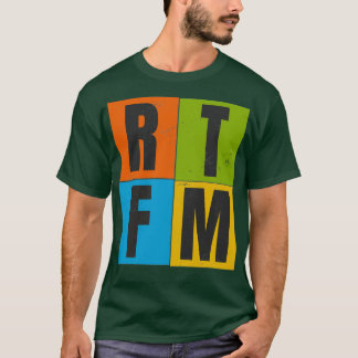 RTFM liest FKIN-Handbuch T-Shirt