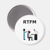 RTFM MAGNET (Vorderseite/Rückseite)
