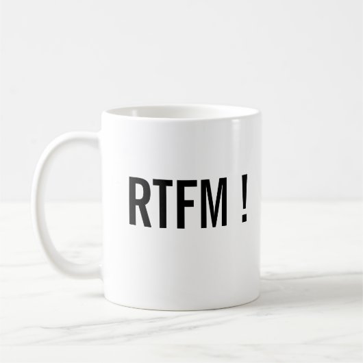 RTFM Mao Kaffeetasse (Links)