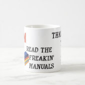 RTFM-mug2, RTFM-mug1, RTFM-mug3, RTFM-mug4 Kaffeetasse (Mittel)