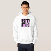 RTFM Read The #$%%^ Manual Internet Slang Akronym Hoodie (Vorne ganz)