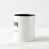 RTFM ZWEIFARBIGE TASSE (Mittel)