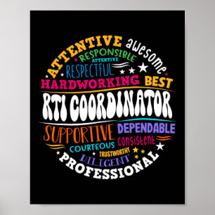 RTI-Koordinator Interventionslehrer Schulteam S Poster