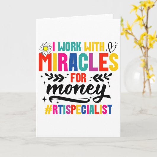 Rti Team Rti Crew Miracle Response Intervention Te Karte (Gelbe Blume)