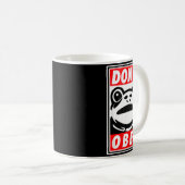 Rtland Frog Don't Obey Kaffeetasse (VorderseiteRechts)