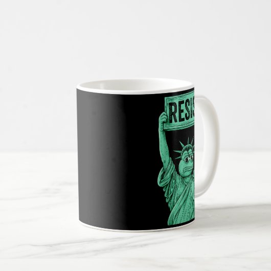 Rtland Frog Funny City Art - Rtland Frog Protest  Kaffeetasse (VorderseiteRechts)